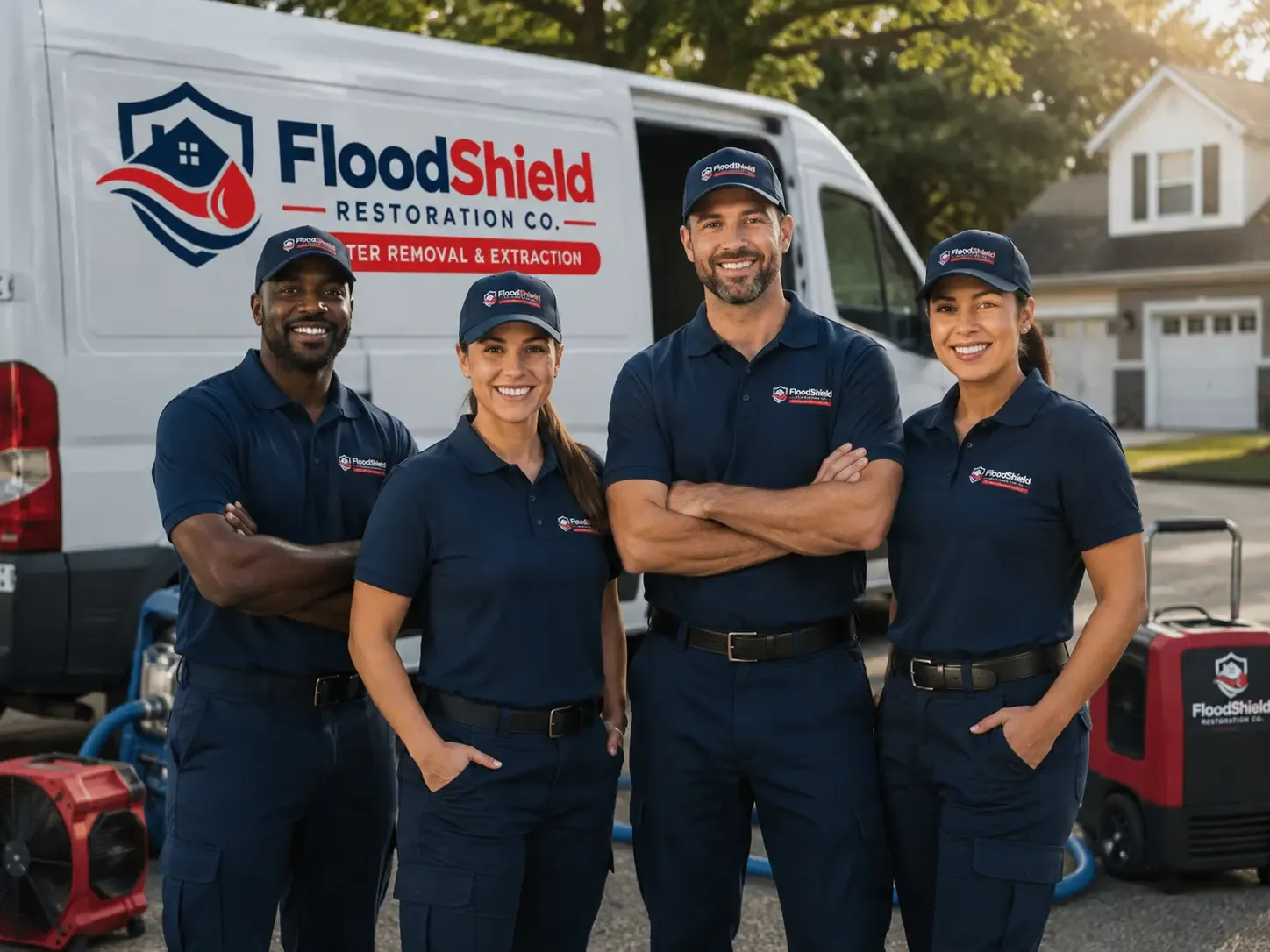 Flood Damage Restoration company in Garciasville, TX
